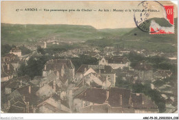 AMCP9-0817-39 - ARBOIS - Vue Panoramique Prise Du Clocher - Au Loin - Mesny Et La Vallee Des Planches - Arbois