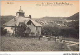 AMCP8-0712-39 - Environs De MOREZ-du-Jura - Maison Des Ancetres De Lamartine Et Vue De Morbier - Morez