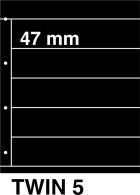 DAVO Kosmos Einsteckblatt TWIN 5, 5er Pack DV529705 Neu ( - Andere & Zonder Classificatie