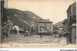 AMVP1-0002-39 - MOREZ - La Place Du Marché - Fontaine Des Trois Lions Et Quai De L'hopital - Morez