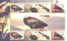 LESOTHO 2004 - W.W.F. - Southern Bald Ibis - Bloc De 2 Séries - Ungebraucht