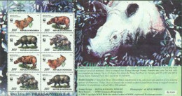 INDONESIE 1996 - W.W.F. - Rhinocéros - Bloc - Ungebraucht