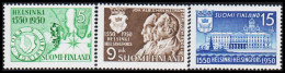 1952. FINLAND. 400 YEARS HELSINKI, Complete Set Never Hinged.  (Michel 388-390) - JF547629 - Nuovi