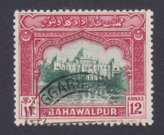 Bahawalpur Princely State 1948 Used S.G 28 The Palace, Sadiq Garh, 12 Annas - Bahawalpur