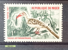 Niger 1967 Y&T N° 190 NEUF   Tockus Erythrorhynhus  1f Vert-gris,olive Et Rouge - Niger (1960-...)