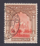 Bahawalpur Princely State 1948 Used S.G 25 Mosque In Sadiq Garh, Islam, Islamic, 4 Annas - Bahawalpur