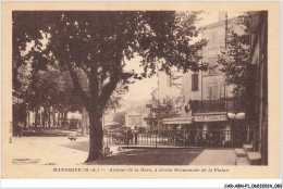 CAR-ABNP1-0042-04 - MANOSQUE - Avenue De La Gare - A Droite Promenade De La Plaine - Manosque