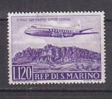 Y9124 - SAN MARINO Aerea Ss N°128 - SAINT-MARIN Aerienne Yv N°117 ** - Corréo Aéreo