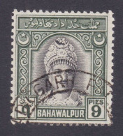 Bahawalpur Princely State 1948 Used S.G 21 Amir, Nawab Mohammad Sadiq, Royal, Royalty, 9 Pies - Bahawalpur