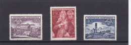 Liechtenstein 1949, Cat. Zumstein 228/30 ** (Yvert 243/45). 250e Anniversaire De L'achat Du Comté De Schellenberg. - Unused Stamps
