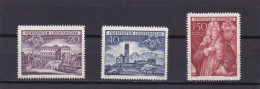 Liechtenstein 1949, Cat. Zumstein 228/30 ** (Yvert 243/45). 250e Anniversaire De L'achat Du Comté De Schellenberg. - Unused Stamps