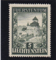Liechtenstein 1952, Cat. Zumstein 253 **. Série Courante, Château De Vaduz. Gomme Parfaite. - Nuovi