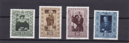 Liechtenstein 1953, Cat. Zumstein 255/58 ** Galerie Des Princes, Tableaux - Unused Stamps