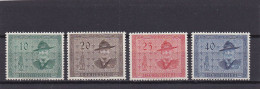 Liechtenstein 1953, Cat. Zumstein 259/62 ** Conférence Scouts. - Unused Stamps