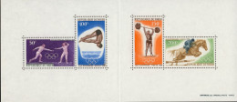 1968-Niger (MNH=**) Foglietto S.4v."Olimpiadi Di Mexico"cat.Yvert 2008 Euro 13,5 - Niger (1960-...)