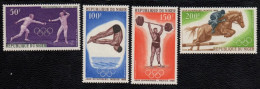 1968-Niger (MNH=**) S.4v."Olimpiadi Di Mexico"cat.Yvert 2008 Euro 7,75 - Niger (1960-...)