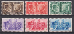 1942-Italia (MNH=**) S.6v. Fratellanza D'armi Italo-tedesca - Mint/hinged