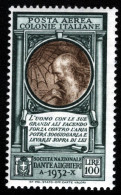 1932-Emissioni Generali (MNH=**) PA. L.100 Dante Alighieri - Emisiones Generales