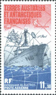 1984-Antartico Francese (MNH=**) Posta Aerea S.1v."incrociatore Albatros Commiss - Unused Stamps