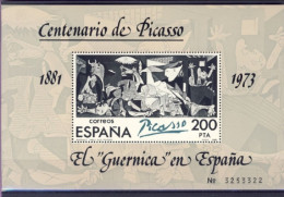 1981-Spagna (MNH=**) Foglietto 1 Valore Picasso, Guernica - Lettres & Documents