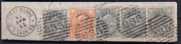 1878 (F=on Piece) UFFICI POSTALI ESTERO Coppia E Due Esemplari C.5 + C.10 Su Fra - European And Asian Offices