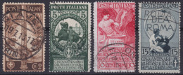 1911-Italia (O=used) S.4 V. 50° Unita' D'Italia - Nuevos