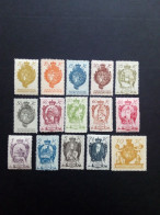 LIECHTENSTEIN MI-NR. 25-39 POSTFRISCH(MINT) WAPPEN 1920 - Unused Stamps