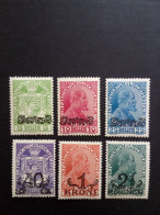 LIECHTENSTEIN MI-NR. 11-16 POSTFRISCH(MINT) FÜRST JOHANN II. UND WAPPEN 1920 AUFDRUCK - Unused Stamps