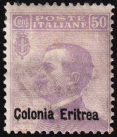 1918-Eritrea (MLH=*) 50c. Tipo Michetti - Eritrea