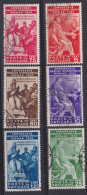 1935-Vaticano (O=used) Serie 6 Valori Congresso Giuridico Internazionale - Usados