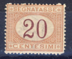 1894-Italia (MNH=**) Segnatasse 20c. Cat.Sassone Euro 37,50 - Strafport