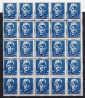 1929-(MNH=**) Imperiale Blocco Di Venticinque C.35 Nuovo Gomma Originale Ed Inte - Mint/hinged