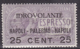 1917-Italia (MNH=**) Posta Aerea S.1v."Espresso Urgente Soprastampato"cat.Sasson - Mint/hinged