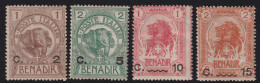 1906/7-Somalia (MNH=**) 4 Valori Con Buona Centratura (10/13) Il Valore Da 5c. S - Somalia