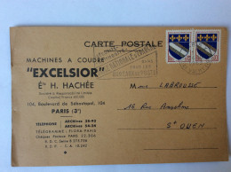 Machines à Coudre "EXCELSIOR" Ets H.Hachée - Circulée 1963 - Autres & Non Classés