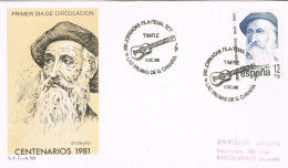 55685. Carta LAS PALMAS GRAN CANARIA (Canarias) 1981. MUSICA, Timple, Iparraguirre - Lettres & Documents