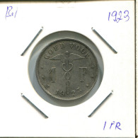 1 FRANC 1923 DUTCH Text BELGIEN BELGIUM Münze #AU613.D.A - 1 Frank