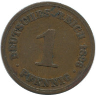 1 PFENNIG 1896 A ALEMANIA Moneda GERMANY #AE610.E.A - 1 Pfennig
