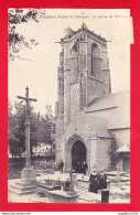 F-29-Carhaix-03P129  église De Plouguer, Animation, Vue Sur Une Partie Du Cimetière, Cpa  - Carhaix-Plouguer