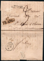 Huesca - Prefilatelia - Jaca PE 8 - 1831 - Carta A Francia - ...-1850 Prefilatelia