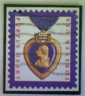 United States, Scott #5419, Used (o), 2019, Purple Heart, Forever (55¢), Purple - Usados