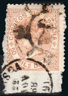 Huesca - Edi O 96 - 50 Milm.- Fragmento Mat Fech. Tp. II "Huesca" + Rueda Carreta - Used Stamps