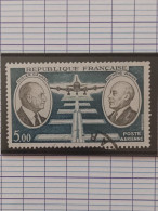 D140 - TIMBRE OBLITÉRÉ FRANCE POSTE AÉRIENNE N °46 - ANNÉE 1971 -" DIDIER DAURAT ET RAYMOND VANIER ". - 1960-.... Used