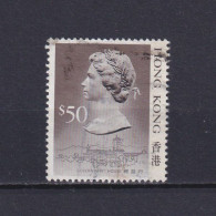 HONG KONG 1987, Sc #504, CV $32, QEII, Used - Used Stamps