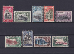 JAMAICA 1935, SG #368-376, Part Set, KGV, Used - Jamaica (...-1961)
