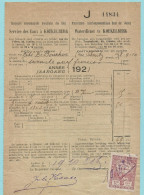 KOEKELBERG 1921 - Services Des Eaux - Documentos