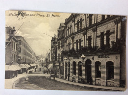 JERSEY :  St.Helier - Halkett Hotel And Place - Valentine's Series - 1912 - St. Helier