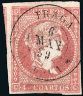 Huesca - Edi O 48 - 4 C.- Mat Fech. Tp. II "Fraga" - Used Stamps