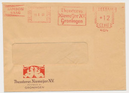 Meter Cover Netherlands 1961 Samson Shag - Tobacco - Groningen - Tabak