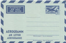 Österreich, Luftpost-Faltbrief Mi.Nr. LF 8 Flugzeug - Postcards